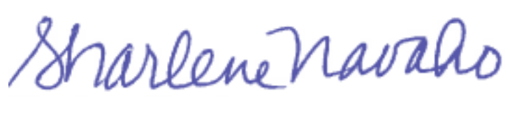 Sharlene Navaho Signature